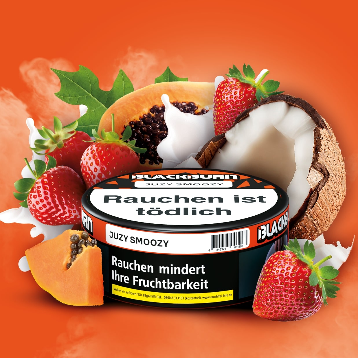 Blackburn Shisha Tabak Juzy Smoozy 100g