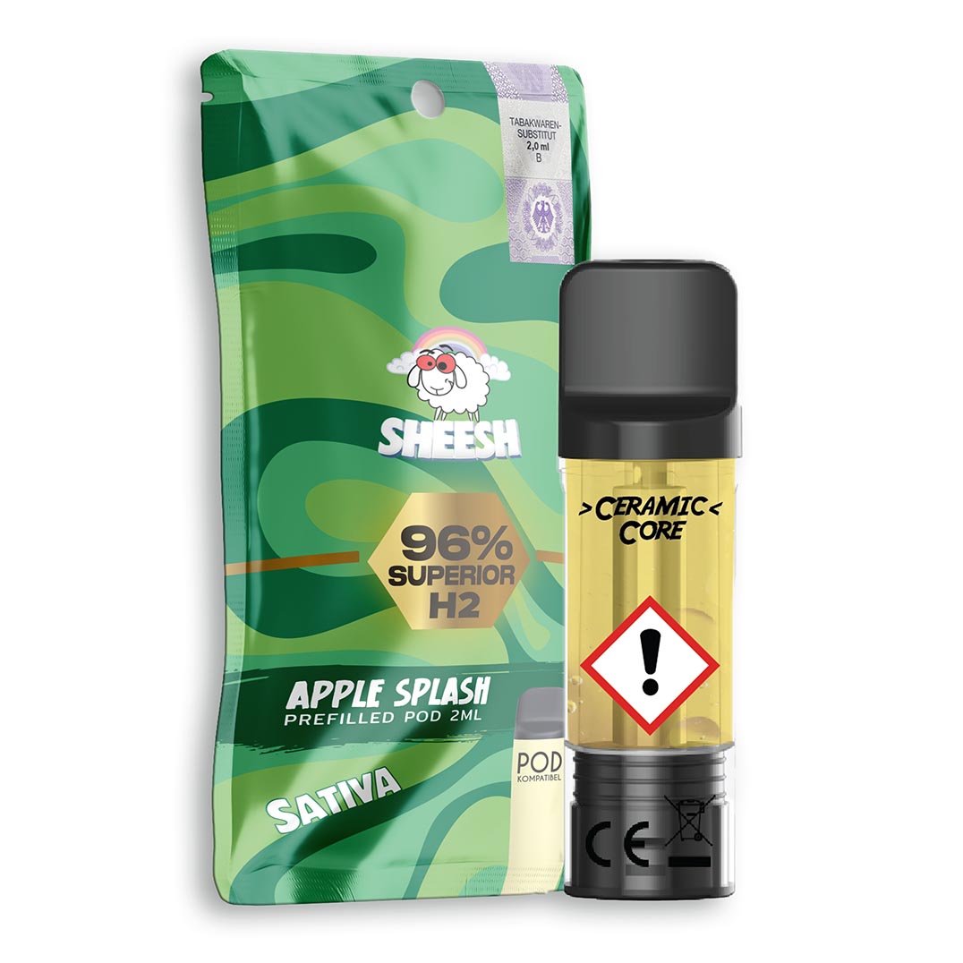 Sheesh H2 Apple Splash Pod Sheesh H2 Apple Splash Pod