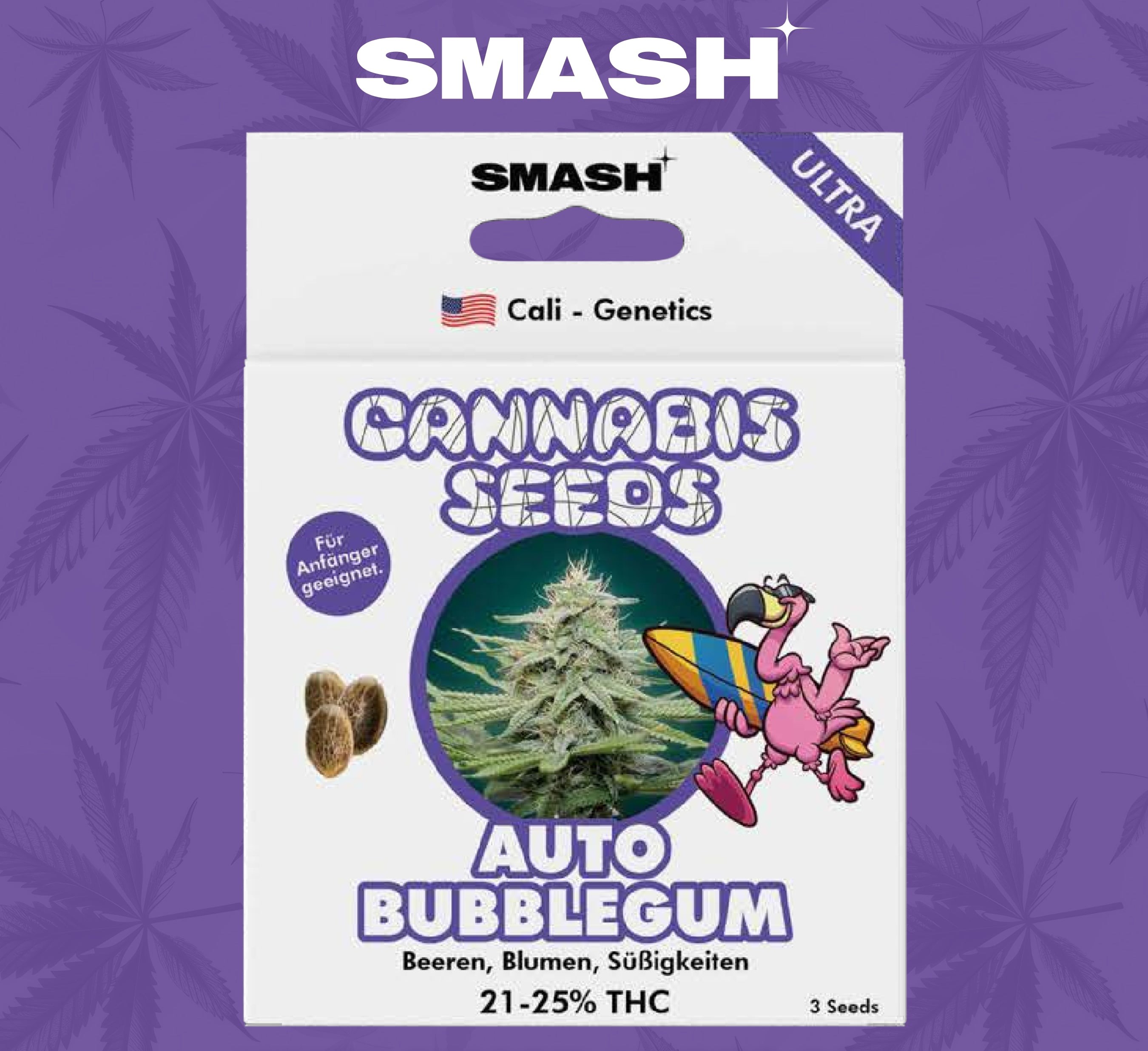 Smash Cannabissamen Auto Bubblegum Smash Cannabissamen Auto Bubblegum
