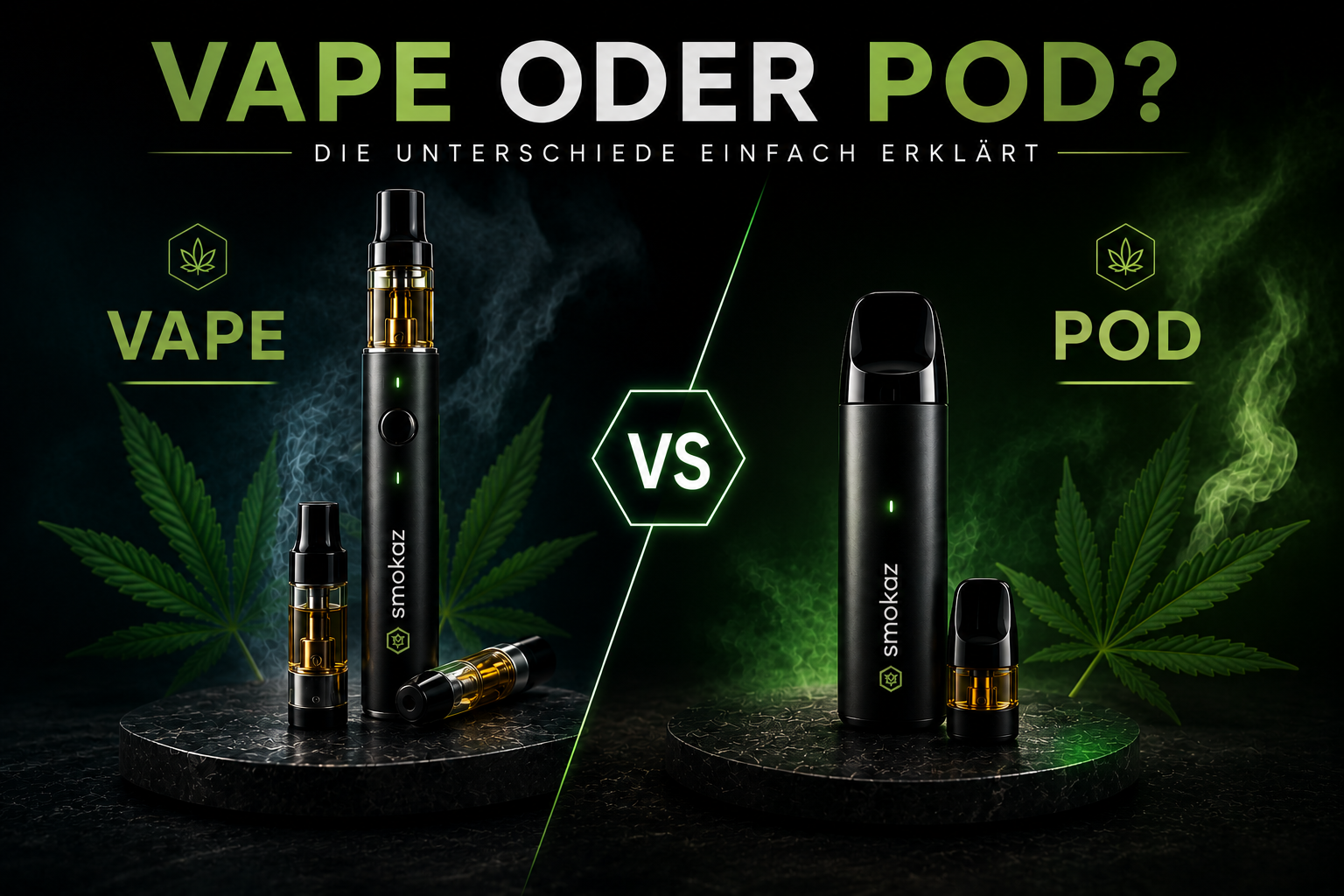Vape oder Pod? Die Unterschiede einfach erklärt