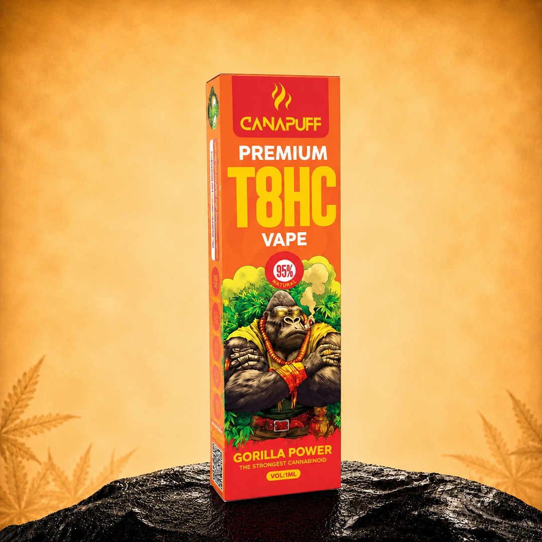 Canapuff - T8HC Vape - Gorilla Power 1ml