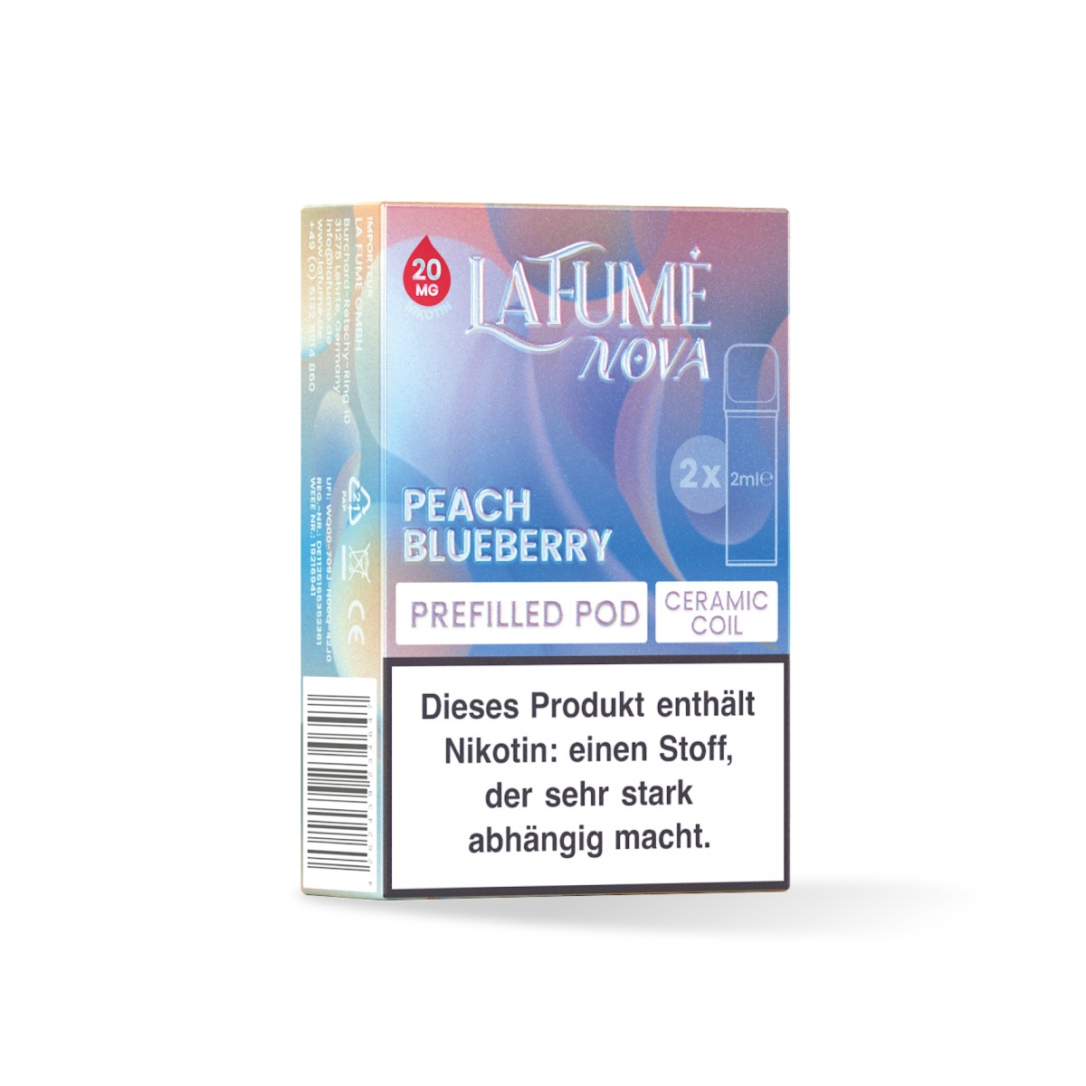 La Fume Nova Pod Peach Blueberry La Fume Nova Pod Peach Blueberry