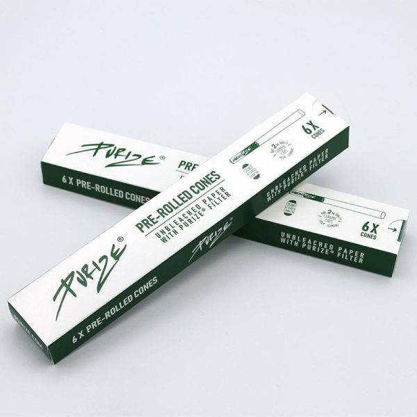 Purize - Pre-Rolled Cones mit Aktivkohlefilter 6er Pack