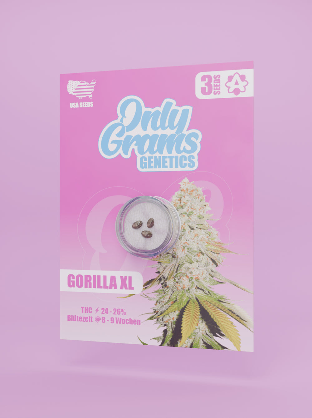 Only Grams Cannabissamen - Gorilla XL