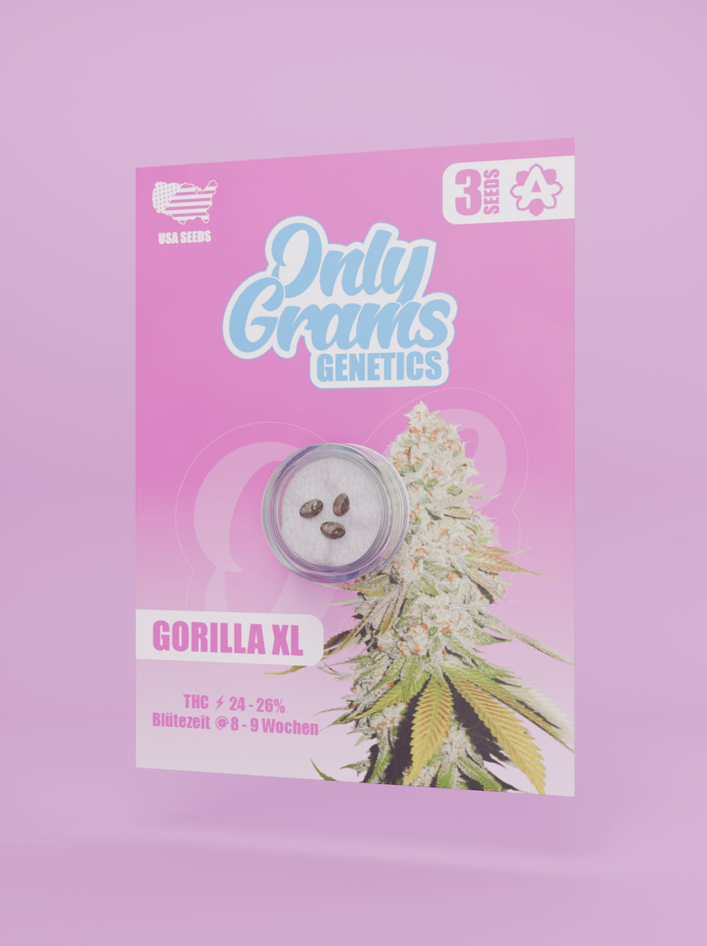 Only Grams Cannabissamen Gorilla XL Only Grams Cannabissamen Gorilla XL