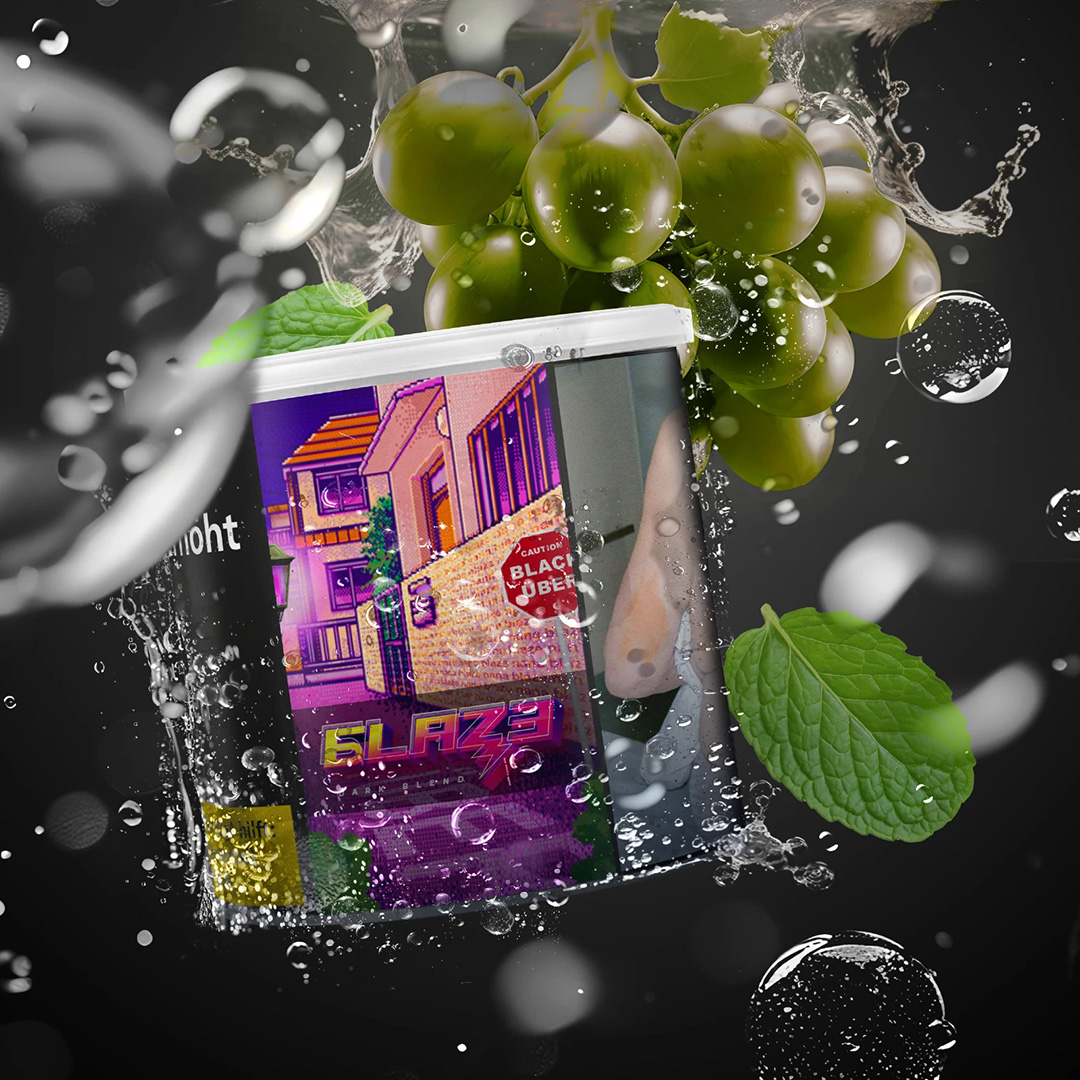 Blaze Shisha Tabak Black Über 200g Blaze Shisha Tabak Black Über 200g