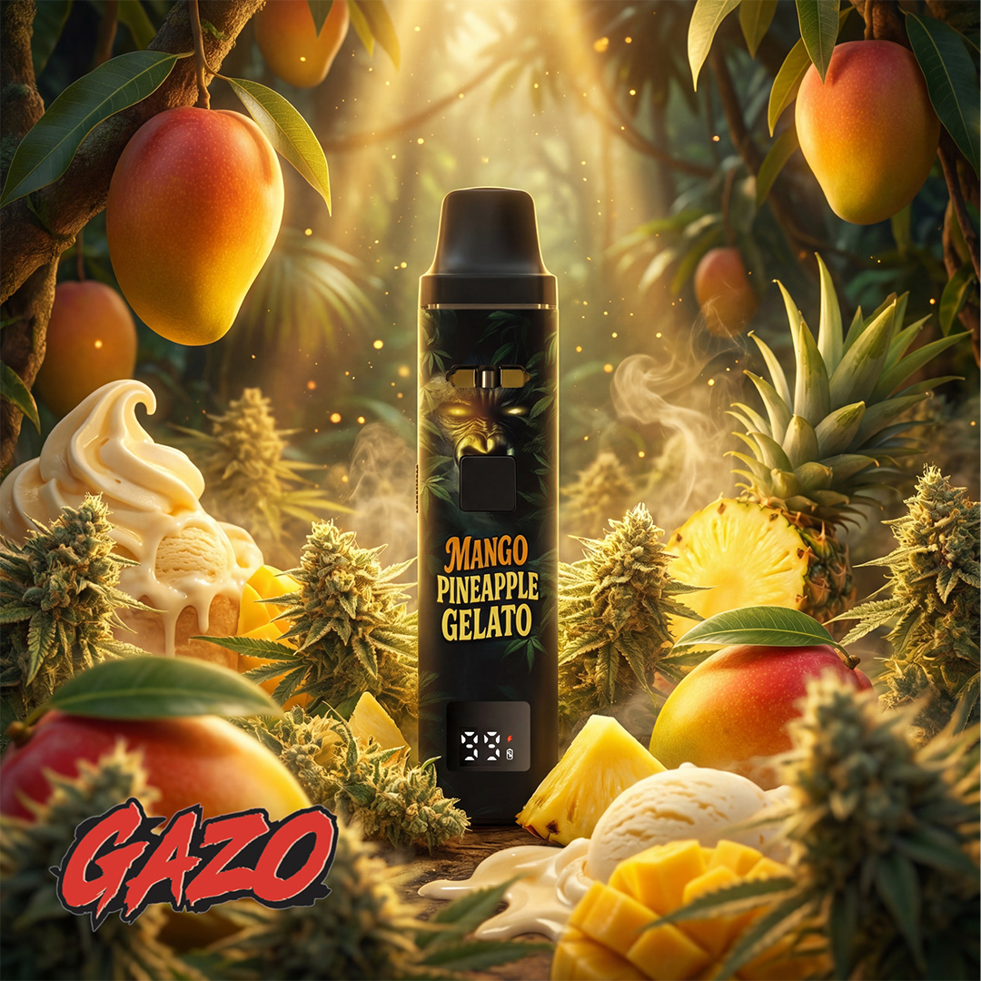 GZUZ - GAZO H3BTA Pro Vape - Mango Pineapple Gelato 1ml