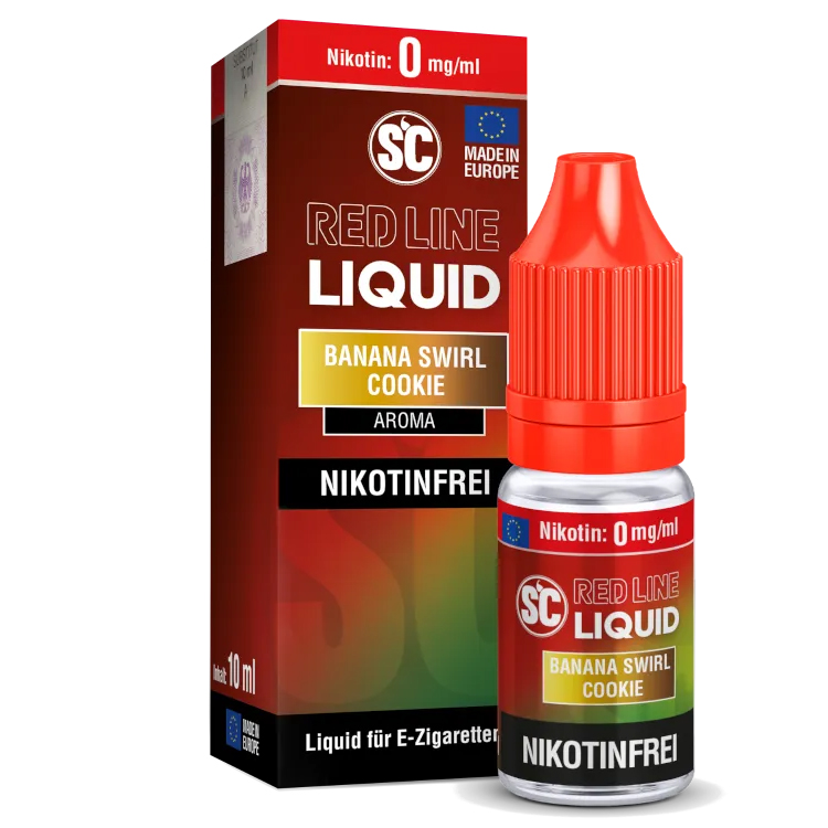 SC Red Line Liquid Banana Swirl Cookie 10ml 0mg