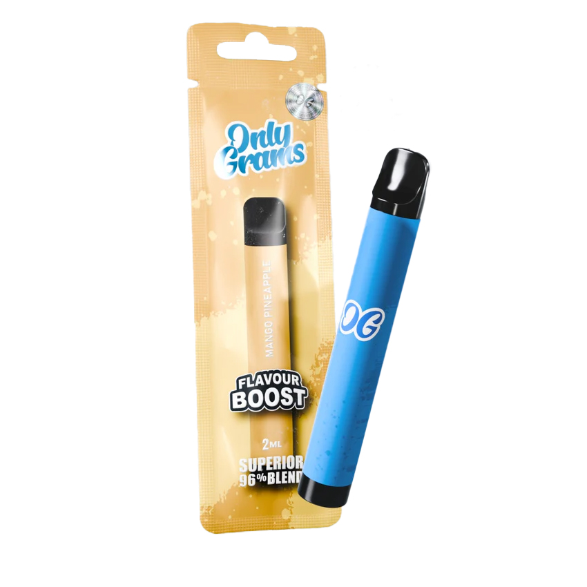 Only Grams Supeior Blend Vape Flavour Boost Mango Pineapple 2ml OG Supeior Blend Vape Flavour Boost Mango Pineapple 2ml