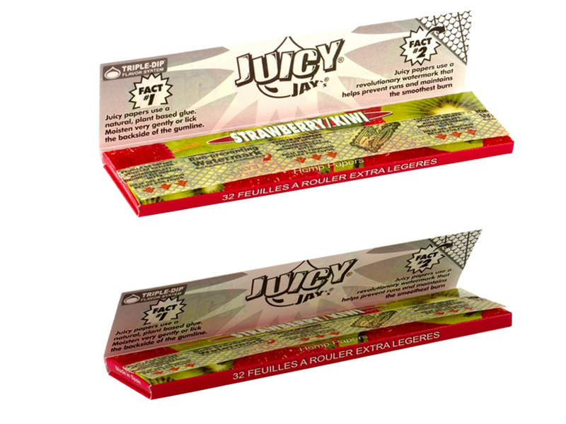 Juicy Jay's - Mix N Roll King Size Slim Longpapers mit Geschmack - Strawberry Kiwi