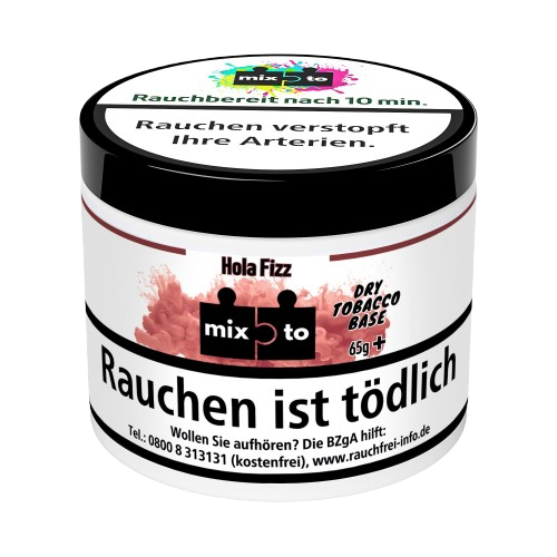 Mixto Dry Base Pfeifentabak Hola Fizz 65g Mixto Dry Base Pfeifentabak Hola Fizz 65g