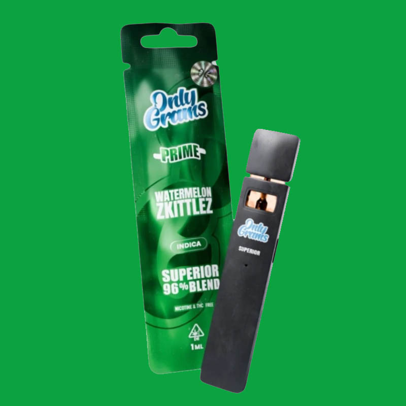 Only Grams Superior Einweg Vape Watermelon Skittlez Only Grams Superior Einweg Vape Watermelon Skittlez