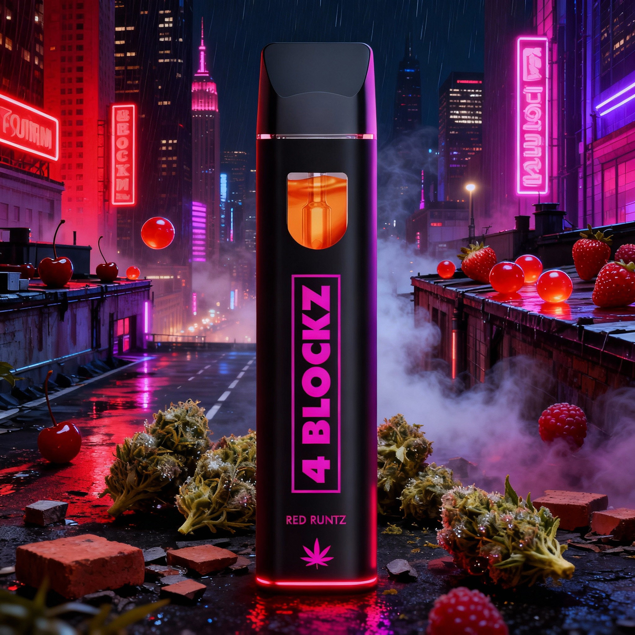4 Blockz H3BTA Vape Red Runtz 1ml 4 Blockz H3BTA Vape Red Runtz 1ml