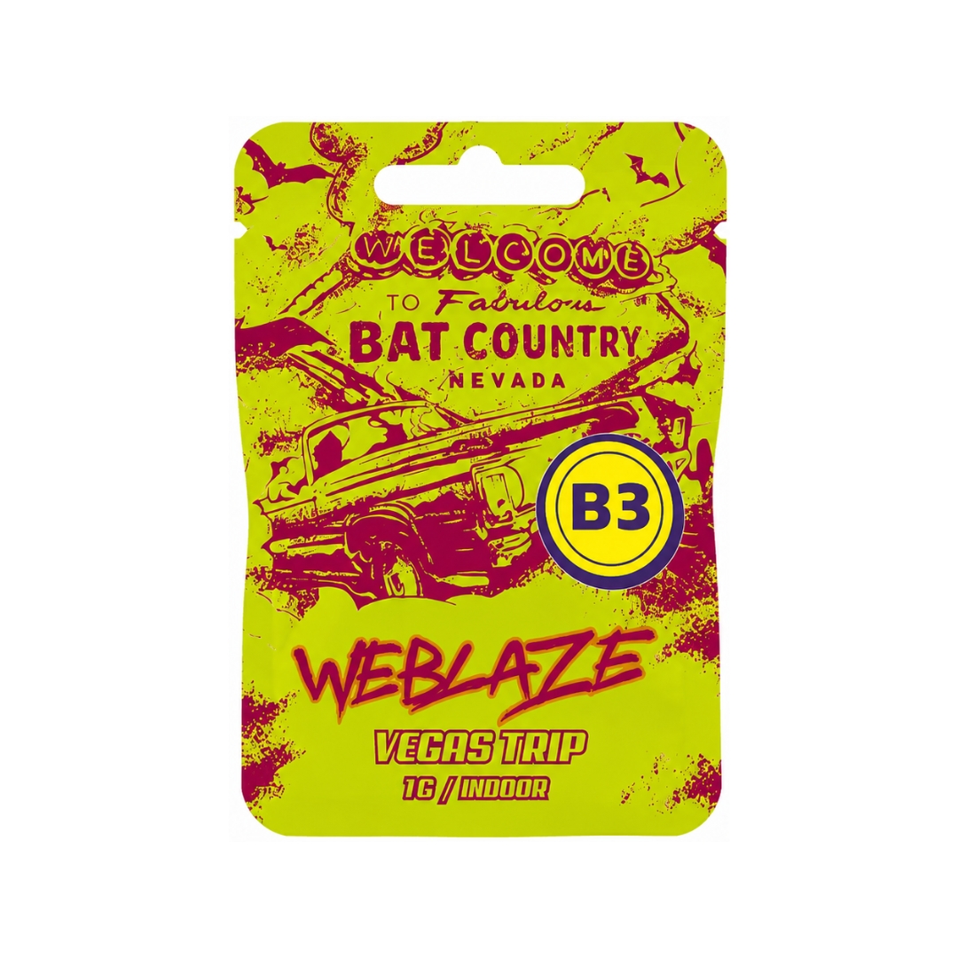 Weblaze B3 Superior Blend Blüte Vegas Trip 1g Weblaze B3 Superior Blend Blüte Vegas Trip 1g
