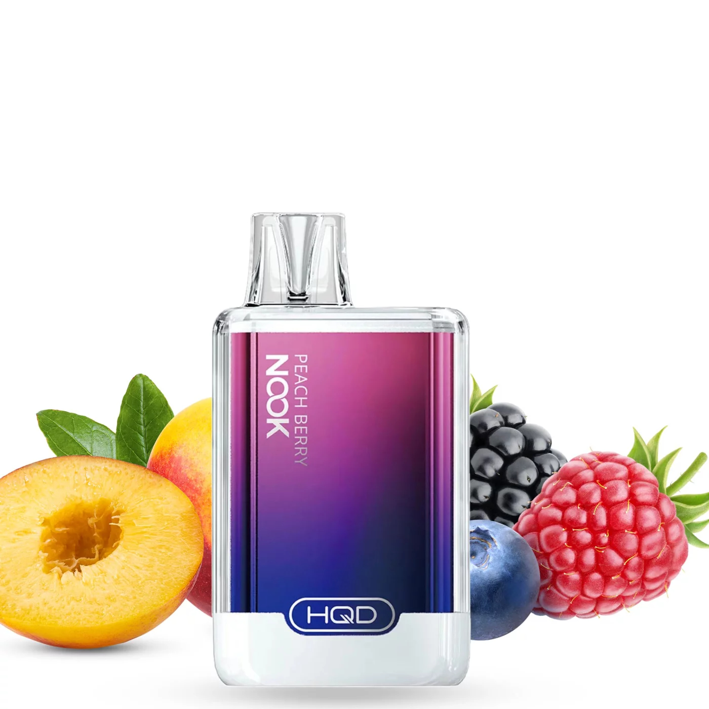 HQD Nook - Vape Einweg E-Zigarette - Peach Berry 1,8% Nikotin