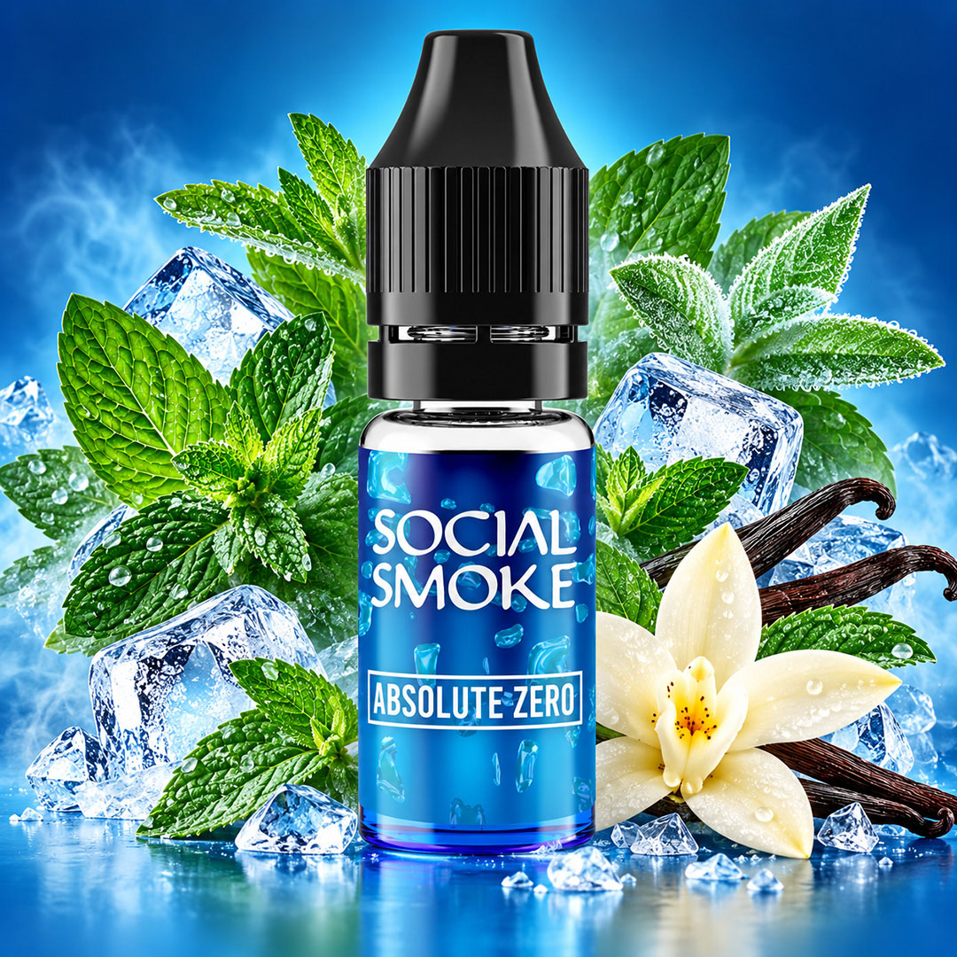 Social Smoke Liquid Absolute Zero 10ml 20mg Social Smoke Liquid Absolute Zero 10ml 20mg