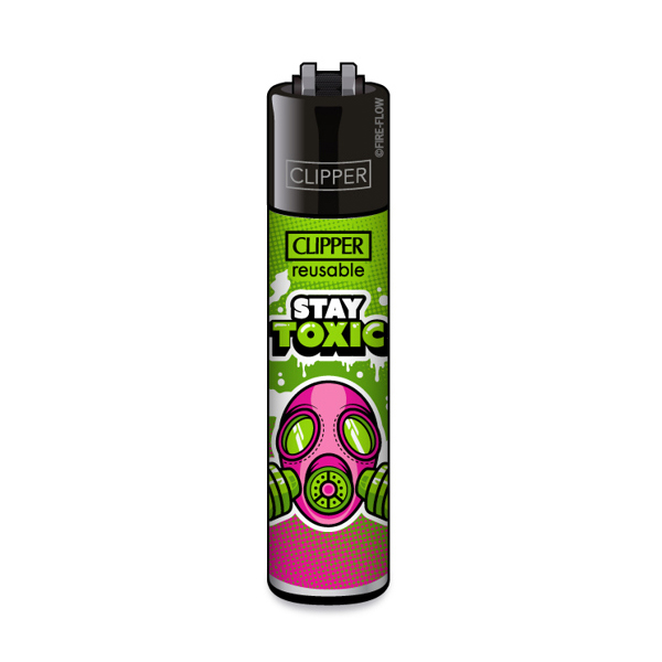 CLIPPER Feuerzeug - Girly Slogan Collection - Motiv Stay Toxic CLIPPER Feuerzeug - Girly Slogan Collection - Motiv Stay Toxic