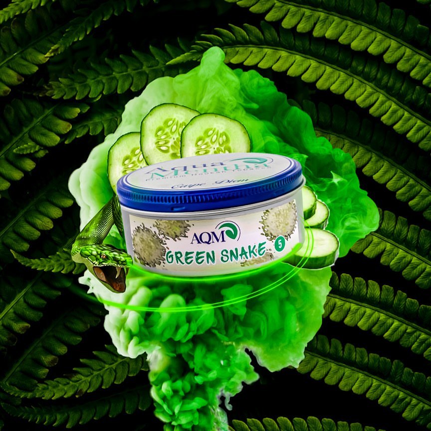 Aqua Mentha Shisha Tabak Green Snake 200g Aqua Mentha Shisha Tabak Green Snake 200g