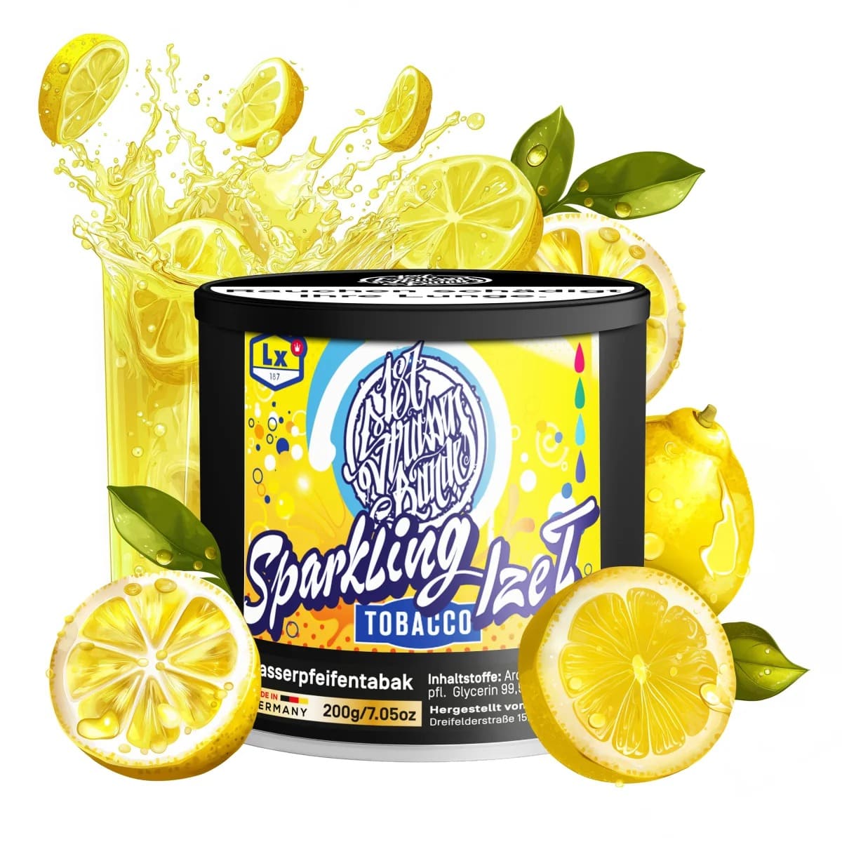 187 Shisha Tabak Sparkling Ize-T 200g 187 Shisha Tabak Sparkling Ize-T 200g