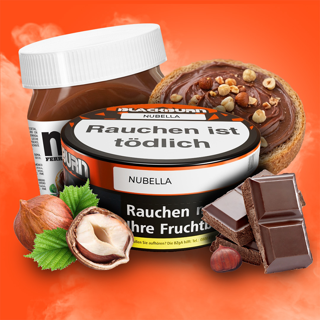 Blackburn Darkblend Shisha Tabak Nutella 100g