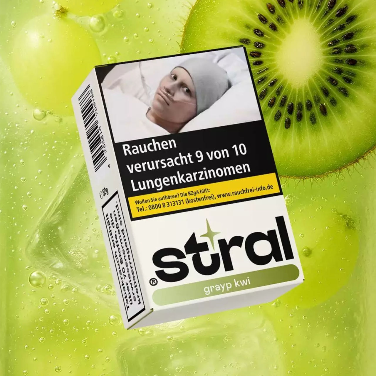 Stral Virginia Shisha Tabak Grayp Kwi 50g