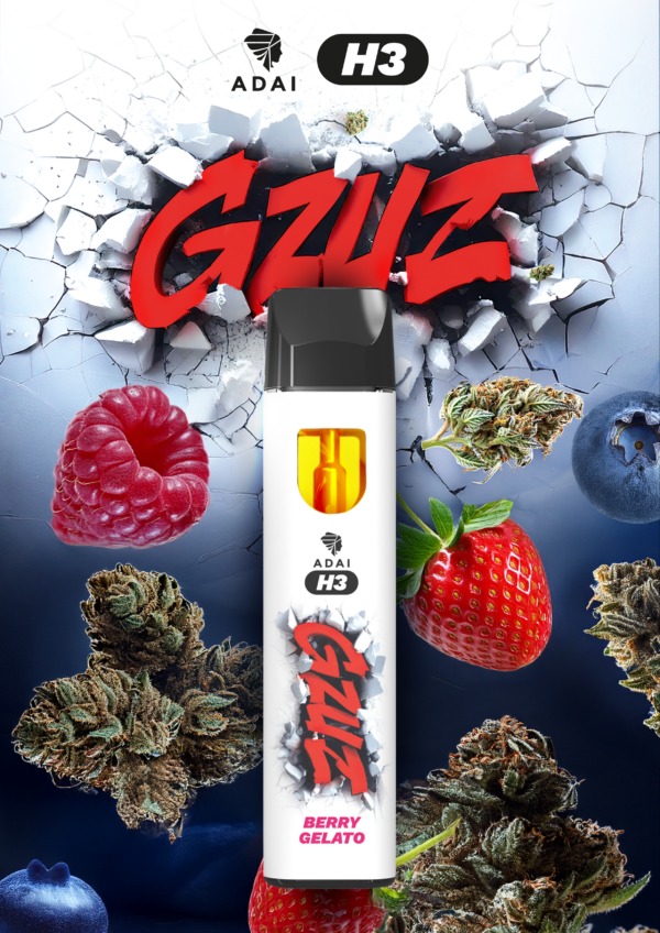 Gzuz H3 Superior Blend Vape V2 - Berry Gelato 1ml