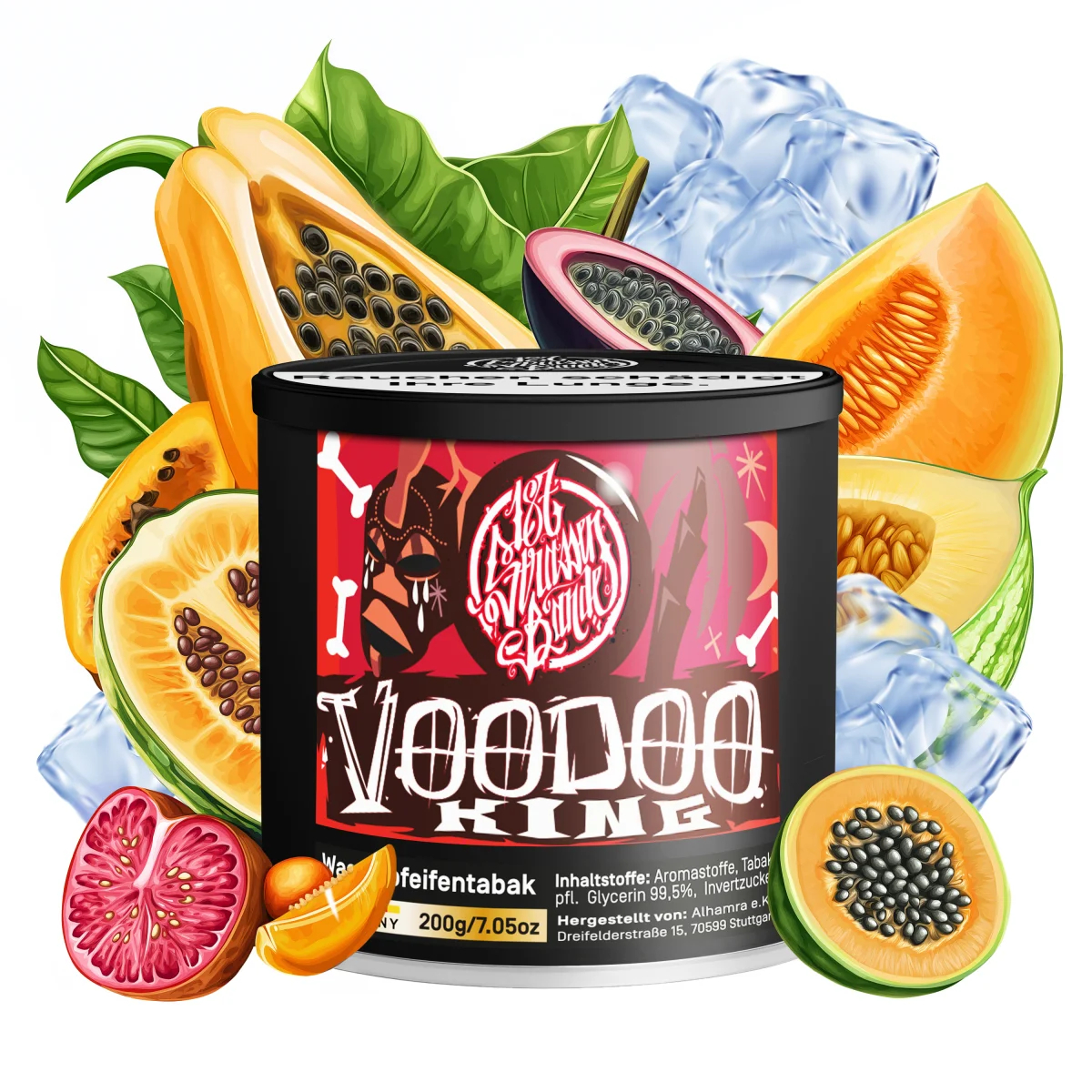 187 Shisha Tabak - Voodoo King 200g