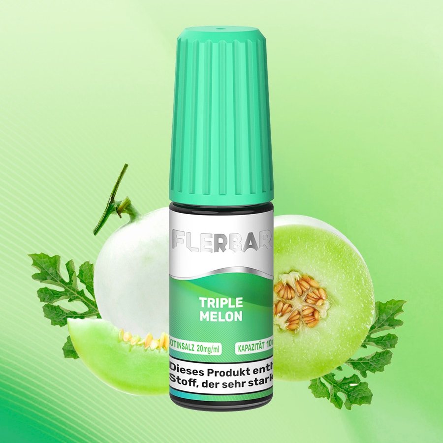 Flerbar - Triple Melon Nikotinsalz Liquid 10ml | 20mg/ml