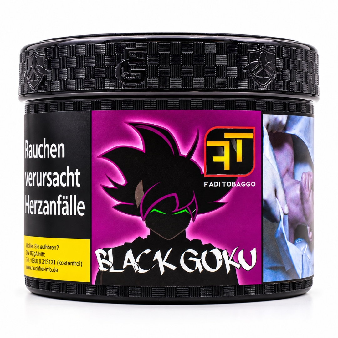 Fadi Virginia Shisha Tabak Black Goku 200g