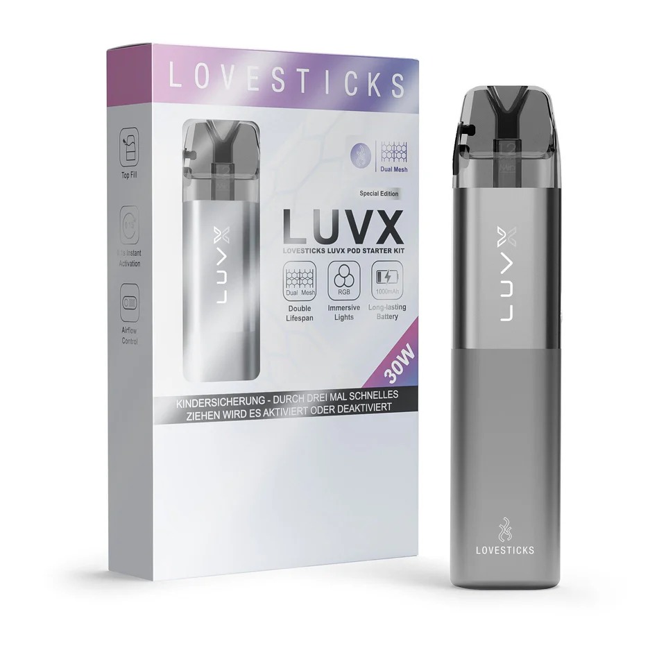 Lovesticks Luvx Pod Kit Grey Box Lovesticks Luvx Pod Kit Grey Box