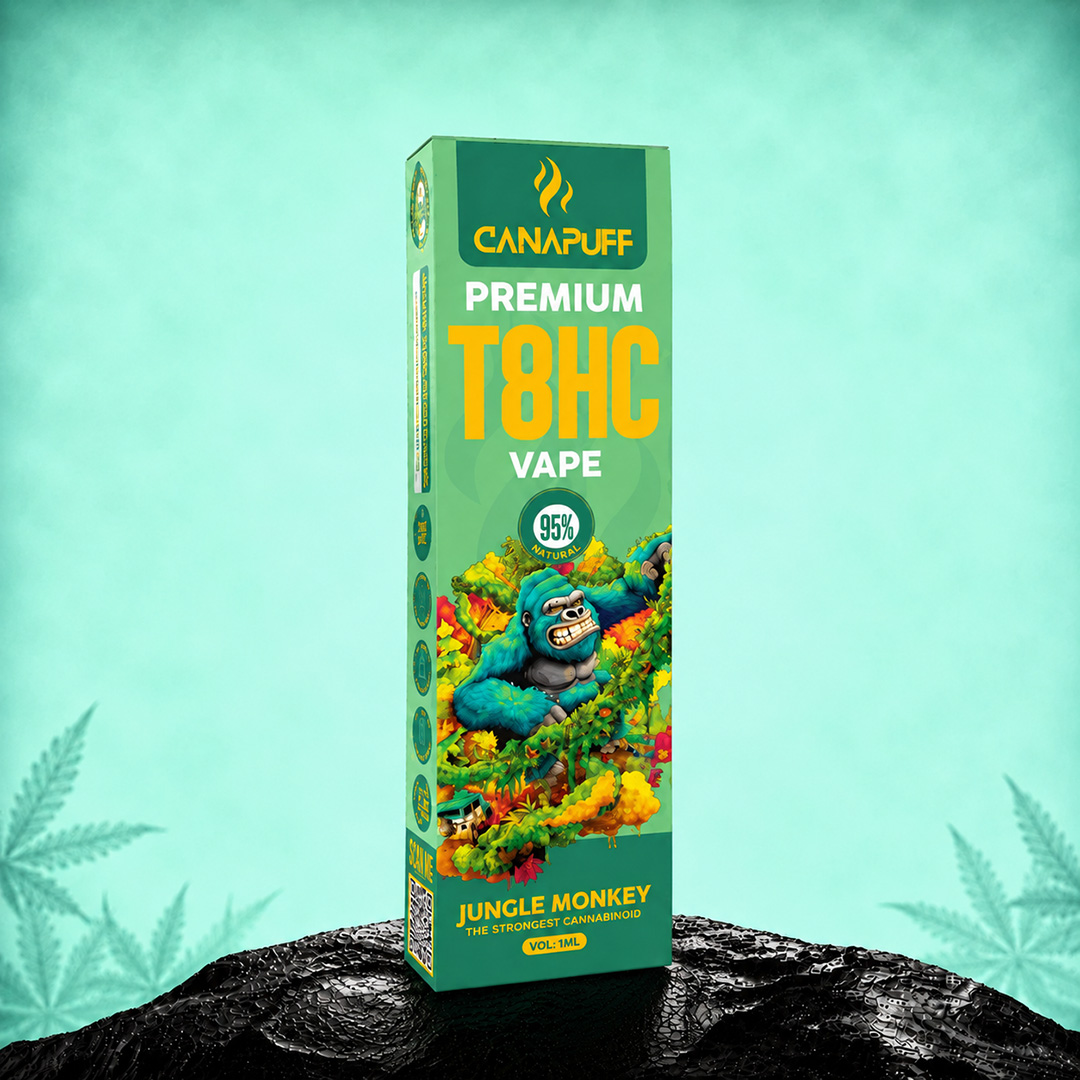 Canapuff - T8HC Vape - Jungle Monkey 1ml Canapuff - T8HC Vape - Jungle Monkey 1ml