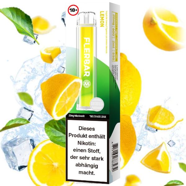 Flerbar - Lemon 2% Nikotin 600 Züge