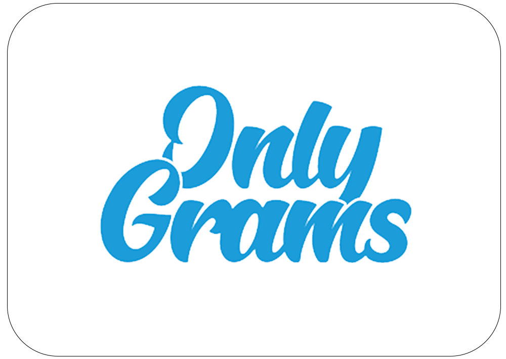 Button zu der Only Grams Kategorie