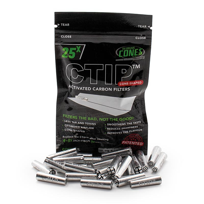 Ctip Aktivkohlefilter Konisch 6-7mm Ctip Aktivkohlefilter Konisch 6-7mm