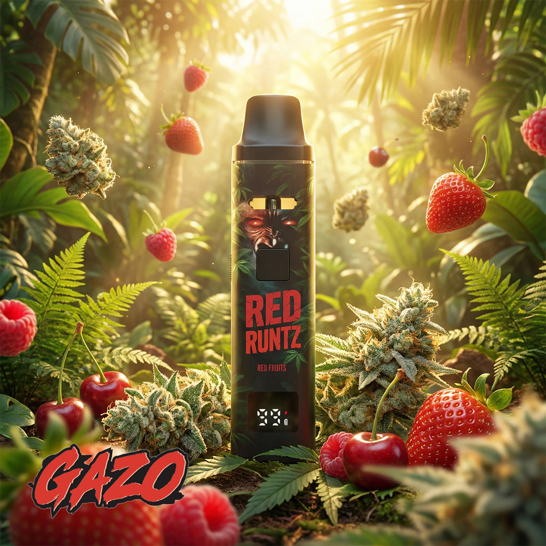 GZUZ - GAZO H3BTA Pro Vape - Red Runtz 1ml