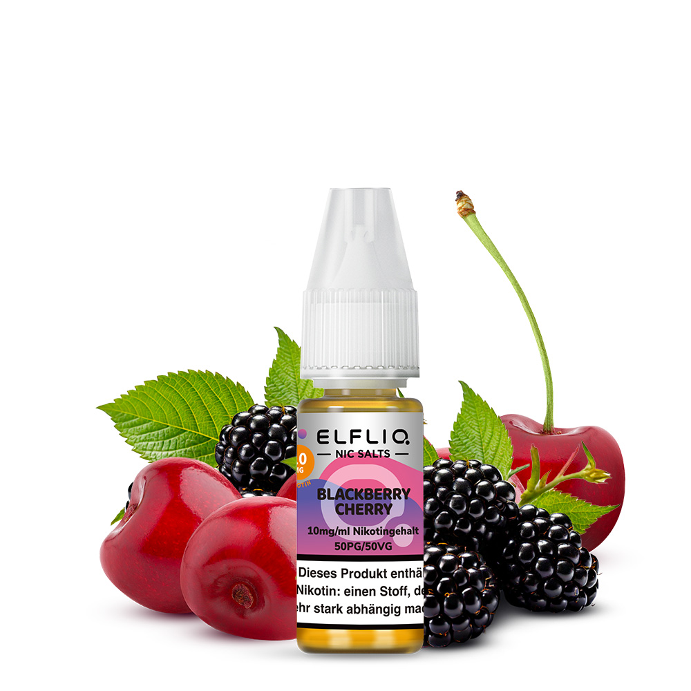 Elfliq Nikotinsalz Liquid Blackberry Cherry 10mg 10ml