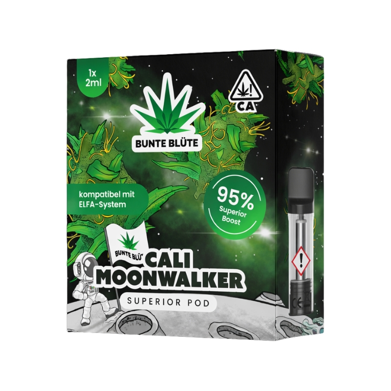 Bunte Blüte 95% Superior Pod Cali Moonwalker 2ml Bunte Blüte 95% Superior Pod Cali Moonwalker 2ml