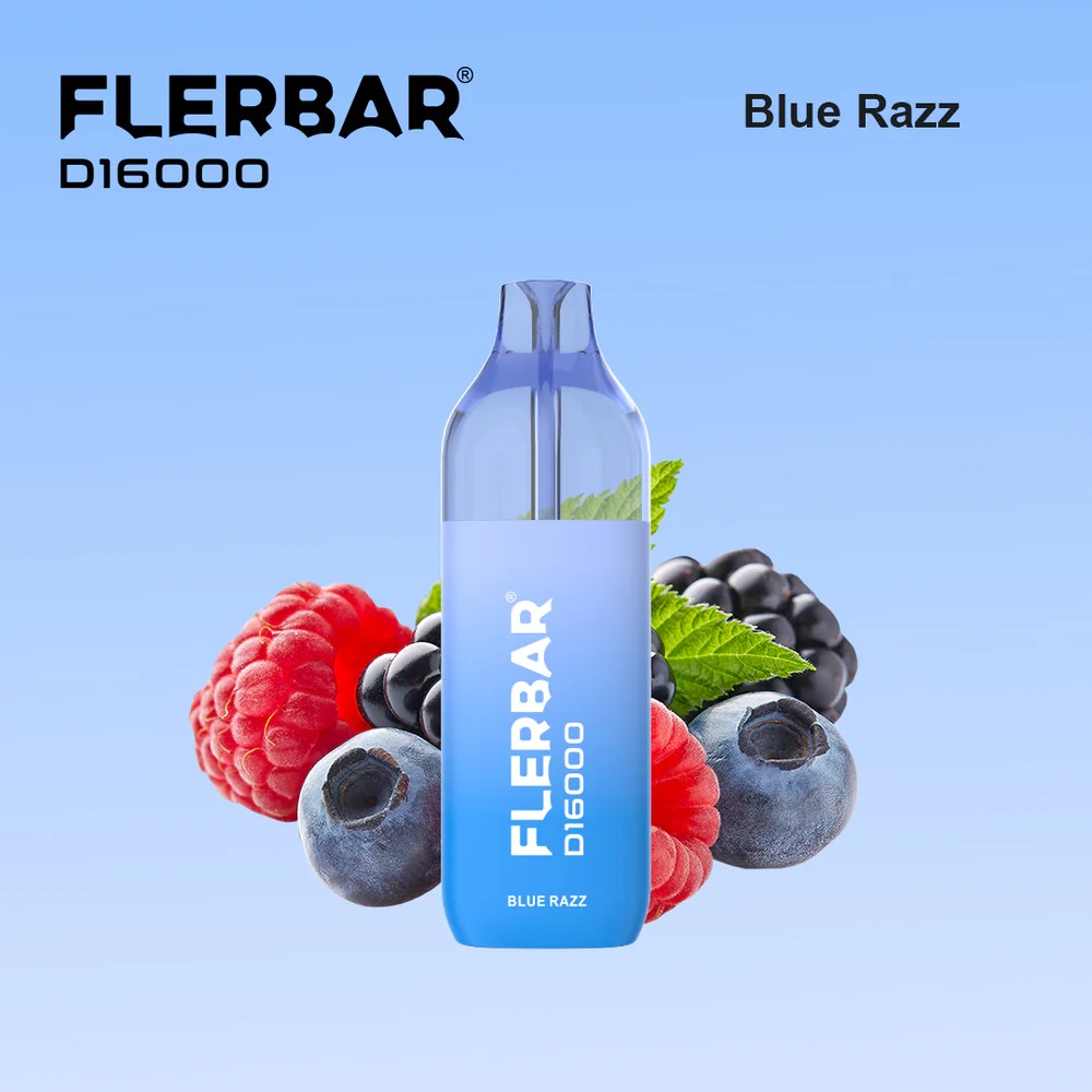 Flerbar - D16000 - Blue Razz Flerbar - D16000 - Blue Razz