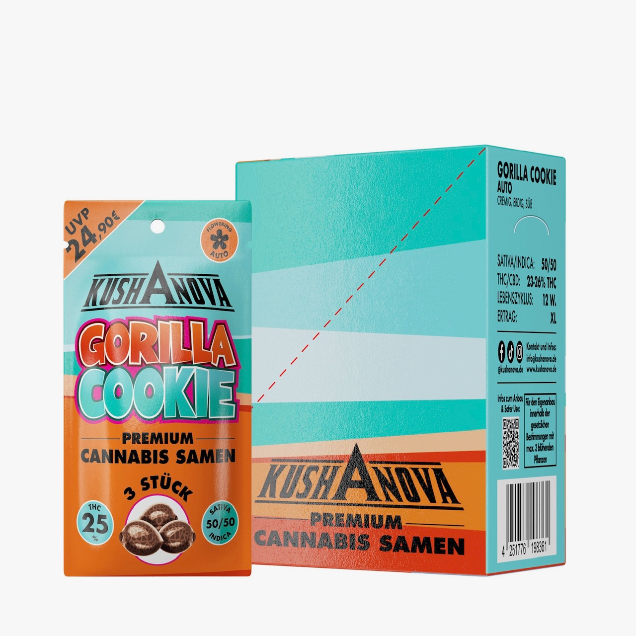 Kushanova Cannabissamen Gorilla Cookie Kushanova Cannabissamen Gorilla Cookie