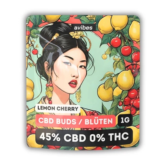 avibes CBD Blüte - Lemon Cherry 45% 1g