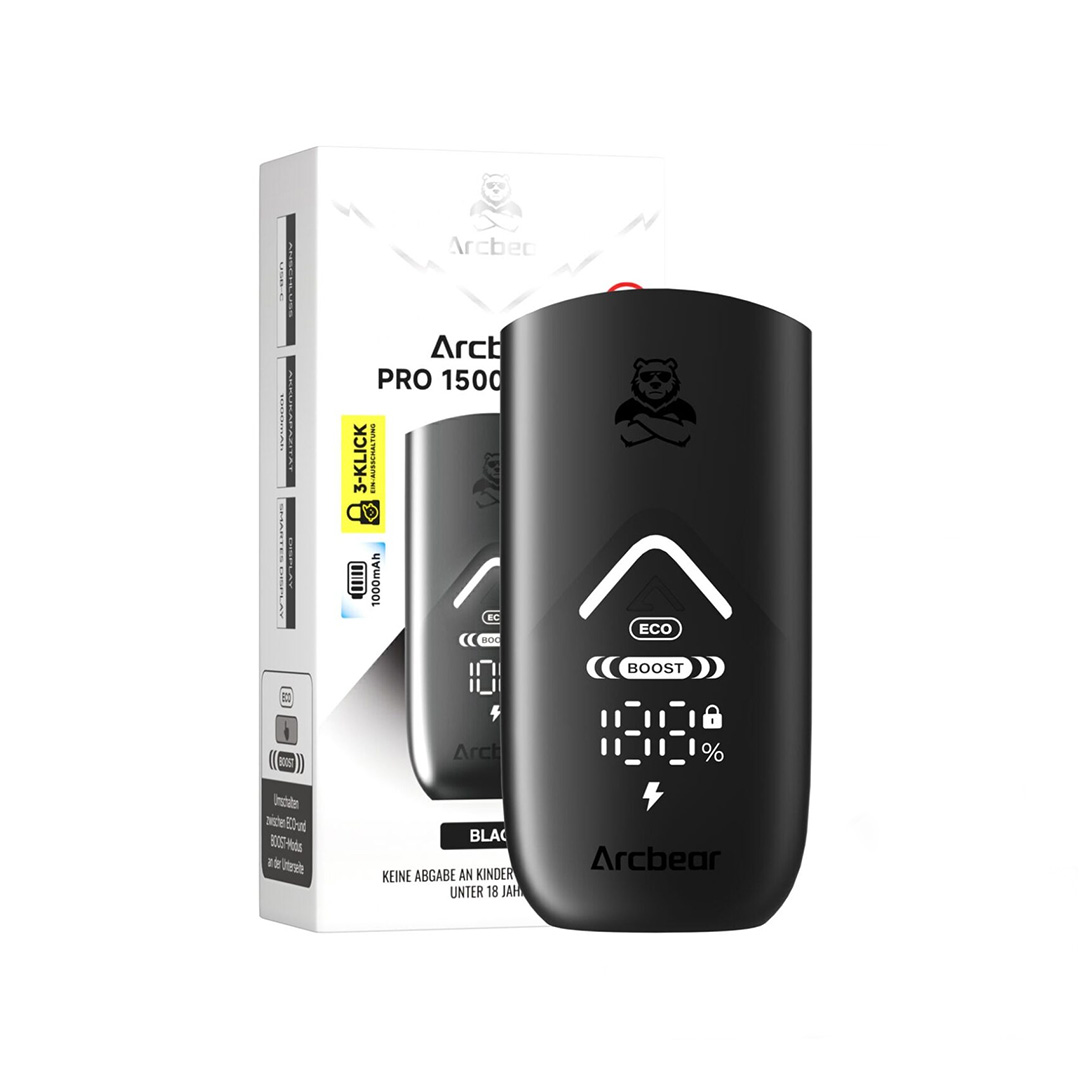Arcbear - Pro 15000 Akkuträger - Black Arcbear - Pro 15000 Akkuträger - Black