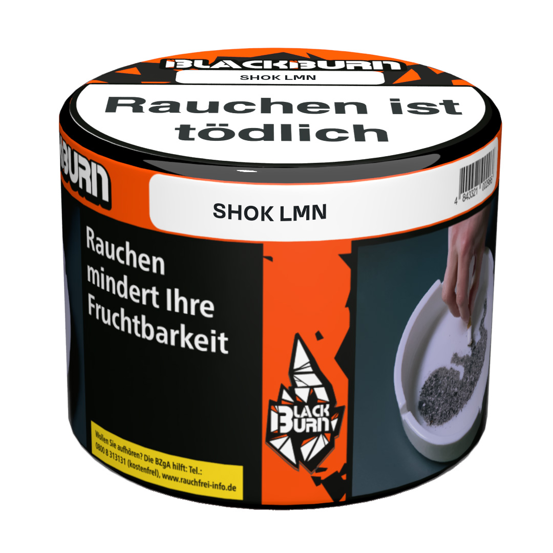 Blackburn Shisha Tabak Shock Lemon 200g