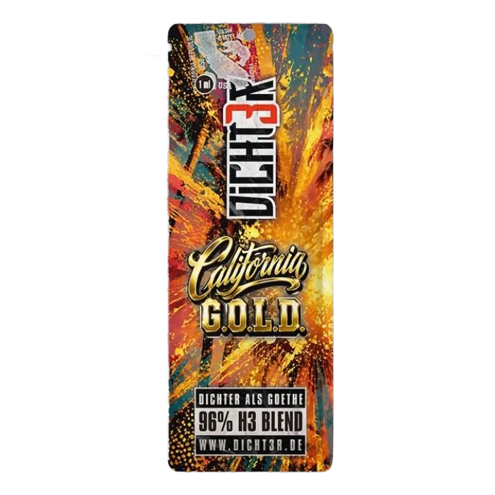 Dicht3er H3 Superior Blend Vape California Gold 1ml Dicht3er H3 Superior Blend Vape California Gold 1ml
