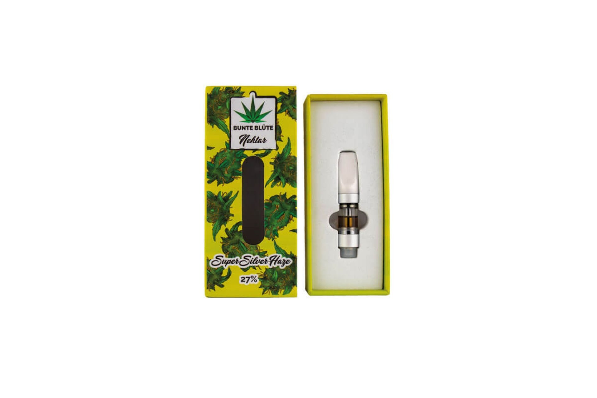 Bunte Blüte Nektar 27% CBD Kartusche - Super Silver Haze - 0,5ml