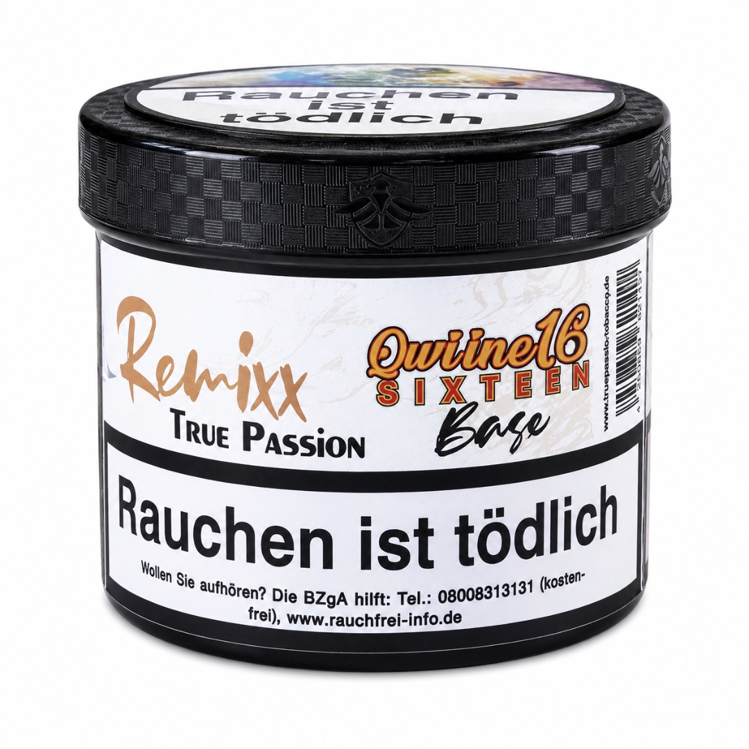 True Passion Remixx Dry Base Pfeifentabak Qwiine16 65g