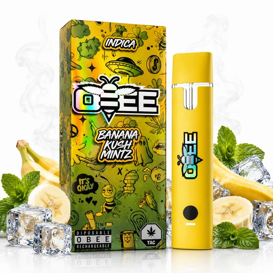 OBEE TAC Vape Banana Kush Mintz 1ml OBEE TAC Vape Banana Kush Mintz 1ml