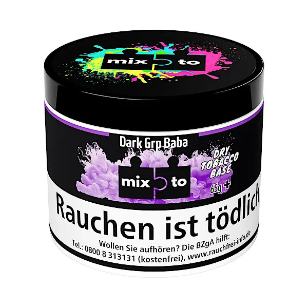 mixto-dark-grp-baba Dark Grp Baba 65g MixTo Tabak