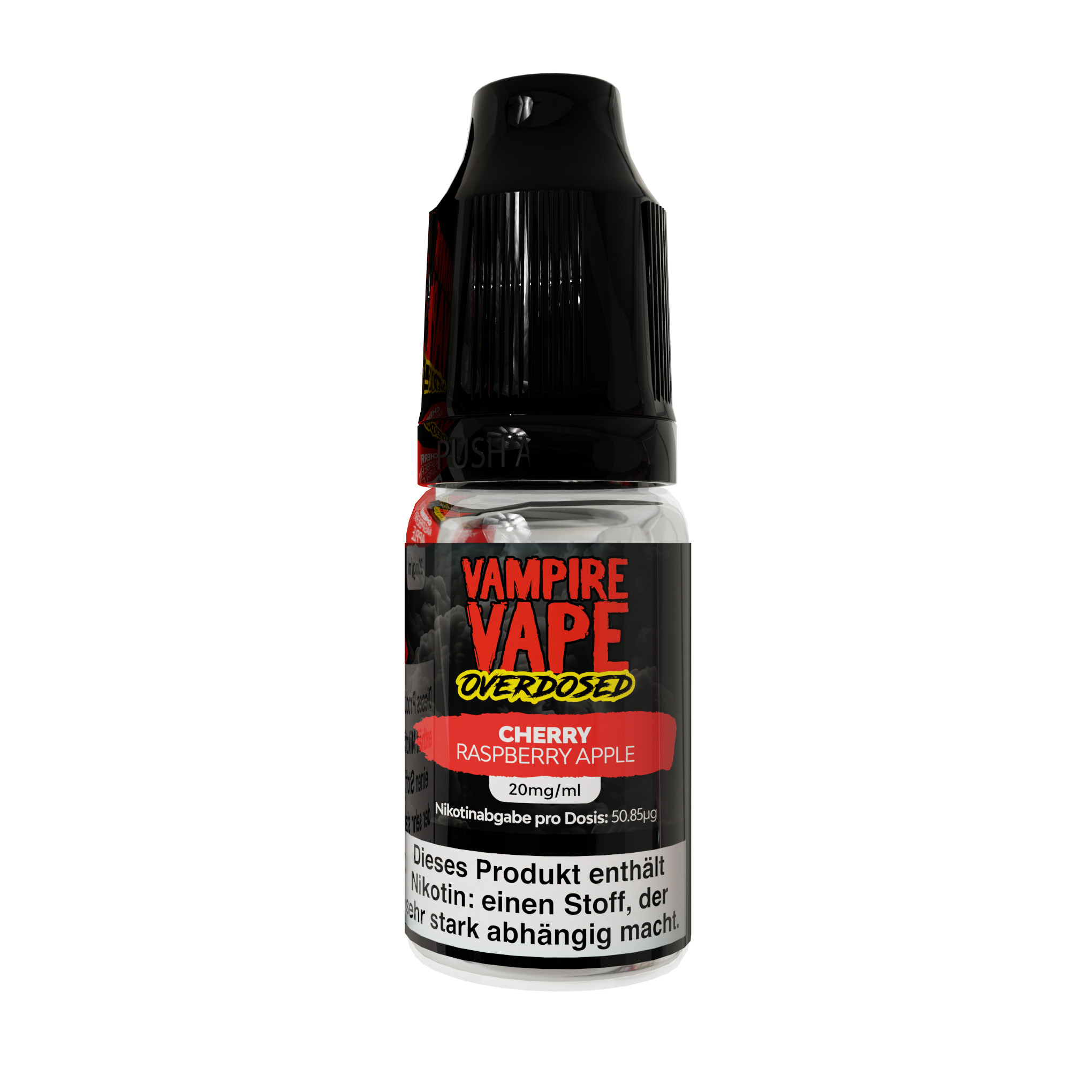 Vampire Vape Overdosed Nikotinsalz Liquid Cherry Raspberry Apple 20mg 10ml