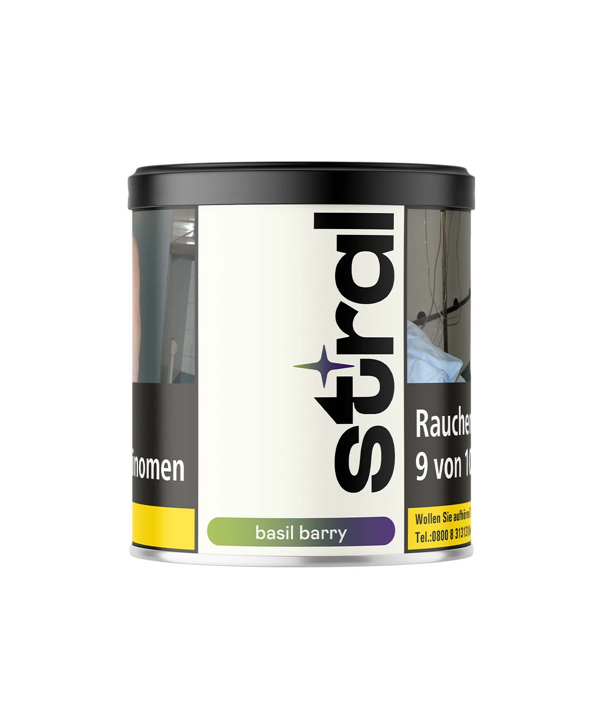 Stral Shisha Tabak Basil Barry 200g