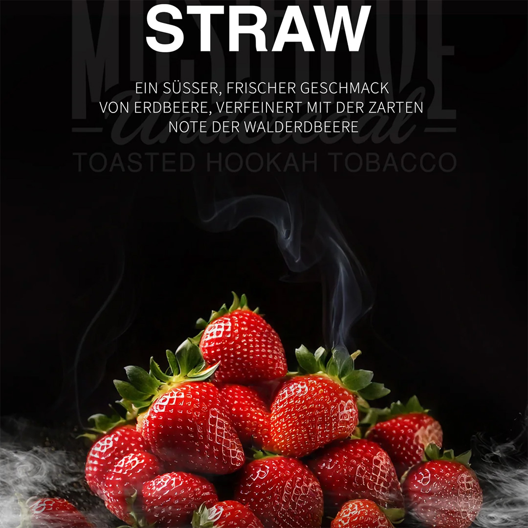 Musthave Darkblend Shisha Tabak Straw 200g